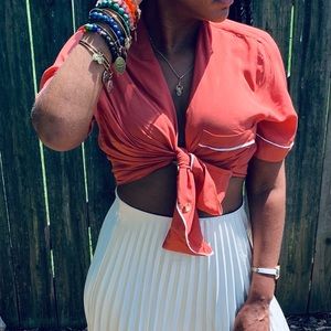 Bowling Button Up Blouse